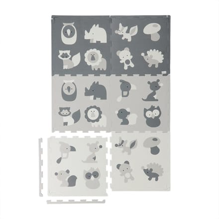 puzzelmat - met 6 speeltegels - 149x100 cm - foam - baby