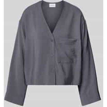 Relaxed fit blouse in kreuklook