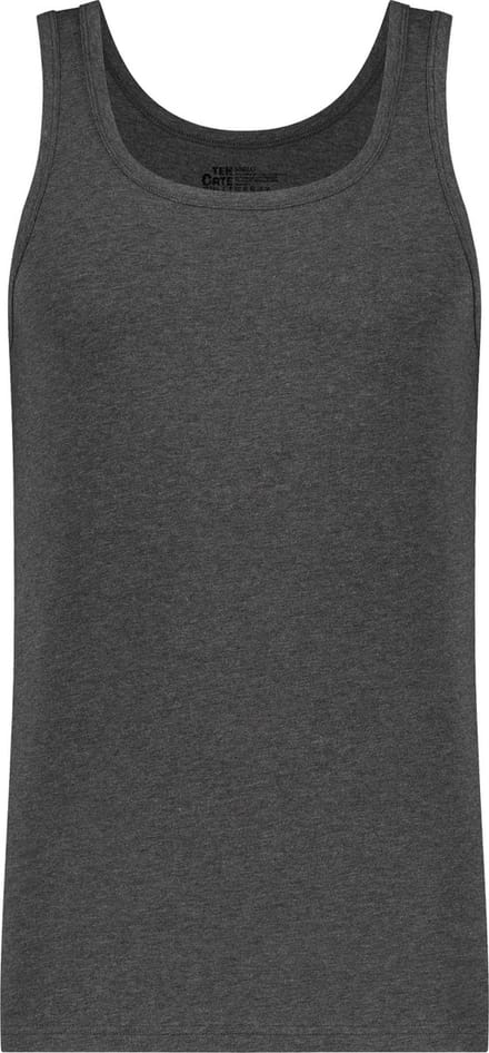 Ten Cate Basics singlet antra melee 2-pack voor Heren | Maat S