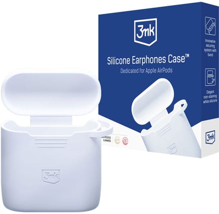 Koptelefoon case voor Apple AirPods 2e generatie - 3mk Silicone AirPods Case