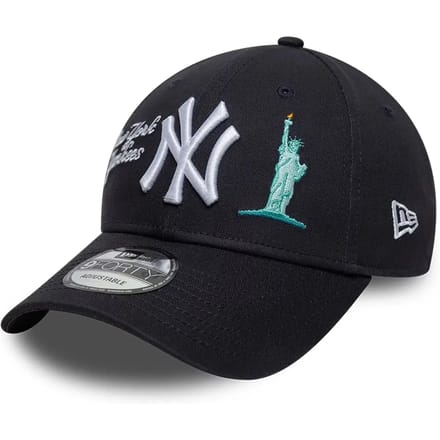 New Era 9fortyâ® New York Yankees City Icon Cap 60856324 - Kleur Blauw - Maat 1SIZE