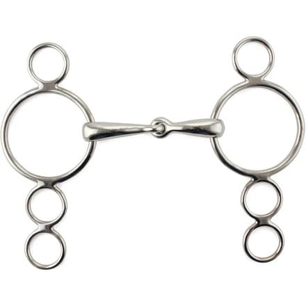 Mors pessoa met 4 ringen voor pony Umbria Equitazione