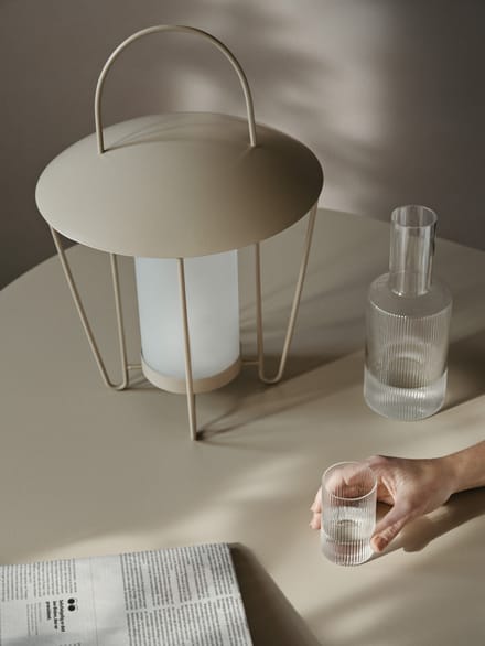 Ferm Living Abri lantaarn - cashmere