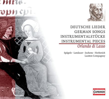 Mona Spägele, Bernhard Landauer, Wilfried Jochens, Thomas Herberich, Lautten Compagney - De Lassus: Deutsche Lieder & Instrumentalstücke (CD)