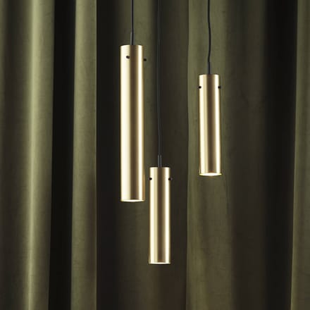 FRANDSEN hanglamp FM2014, messing, gepolijst, hoogte 24 cm