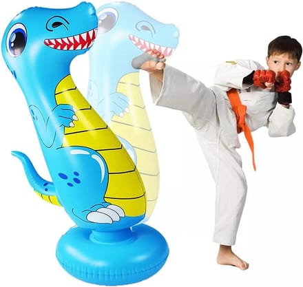 Opblaasbare Bokszak Dinosaurus voor Kinderen - Vechtspeelgoed & Stressvermindering - 119 cm