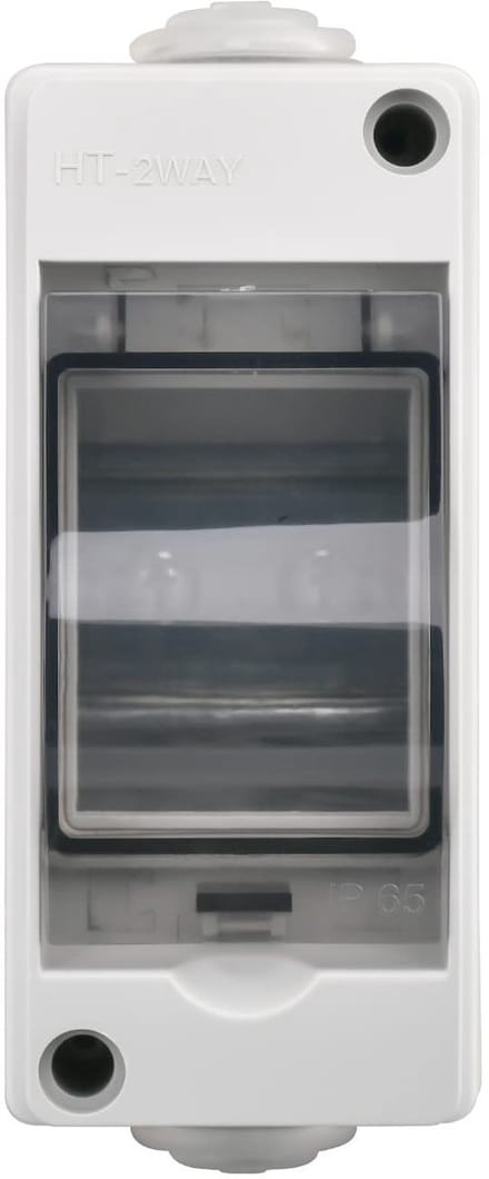 Store_7 - Opbouwverdeelkast - Waterdicht - Compact formaat - Zekeringkast voor elektriciteit - Communicatie - 2 modules