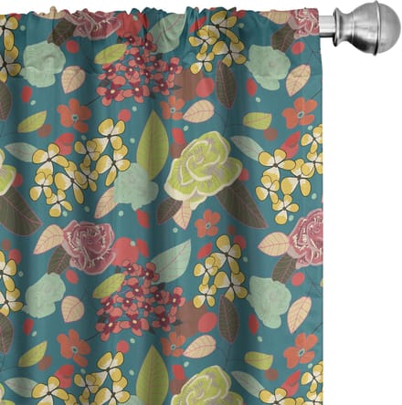 ABAKUHAUS – Tuinkunst Gordijnen 2x75x245 cm – Microvezel