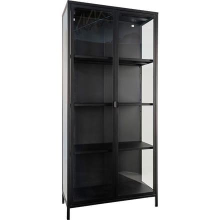 House Collection Vitrinekast 175 cm Bori Zwart