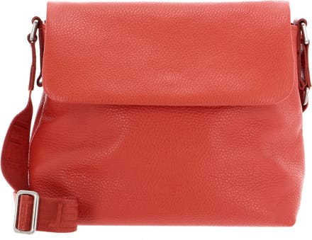 JOST Leren Schoudertas Vika Crossbody Bag Apricot Terracotta