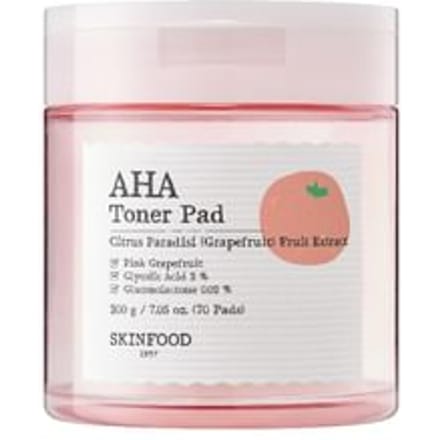 SKINFOOD - Pink Grapefruit AHA Toner Pad 70 pads