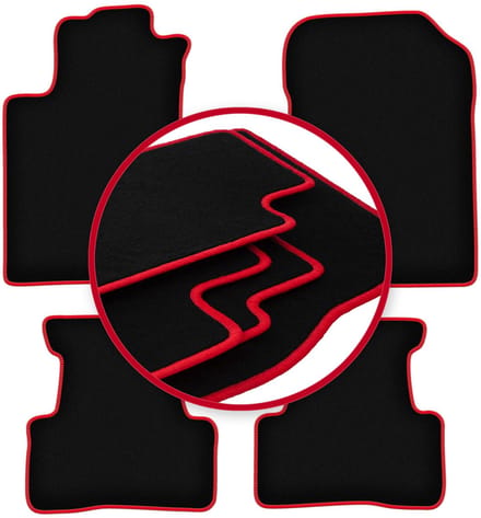 CARLUX-RED automatten voor: Honda CR-V III SUV (2006-2011)
