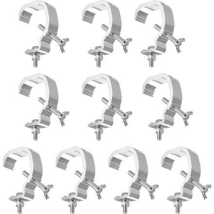 10 STUKS Podiumlicht Haak Verlichting Haak Lamphaak Bundellicht Haak Bewegend Koplicht Haak zilver