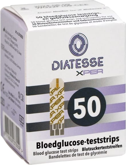 Diatesse XPER Glucose Teststrips (50 stuks)