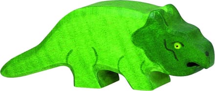 Holztiger Dinos: PROTOCERATOPS 11x2x4cm, hout