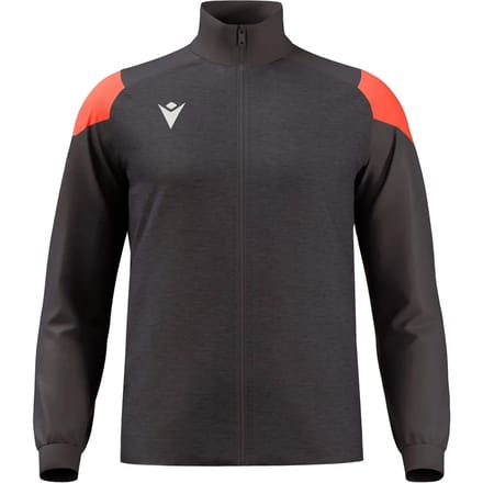 Macron Glory Prometheus Top Full Zip Heren - Antraciet / Coral Fluor | Maat: S