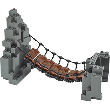 DlY City Bouwblokken Constructie Rotspaneel 6082 6083 23996 47847 Rotstuin Bergen Heuvel Steen Bakstenen Creatief Speelgoed