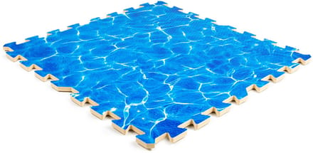 Rubbermagazijn - Eva foam speelmat - Per 1,45m² - Oceaan - Dikte 12mm - 4 tegels - Puzzelmat