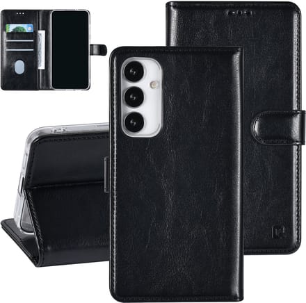 UNIQ Accessory Galaxy S23 FE Book Case hoesje Pasjeshouder - Zwart