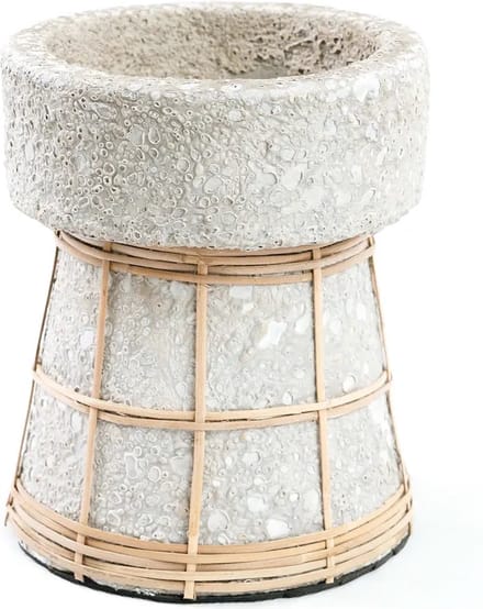 De Serene Kaarsenhouder - Beton Naturel - M