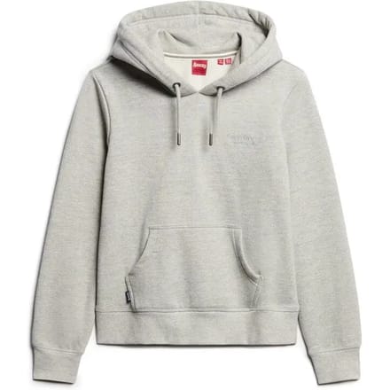 Dames sweatshirt met capuchon en logo Superdry Essential