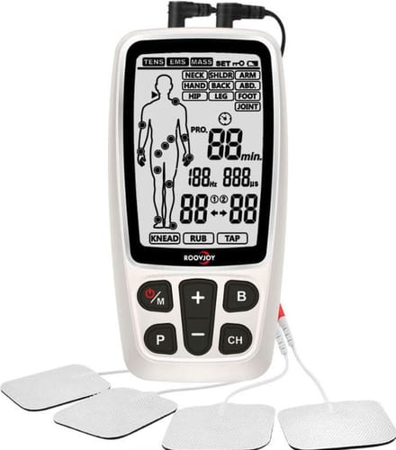 TENS + EMS + Massage Combo | ROOVJOY COMBO 3-in-1 | R-C4A