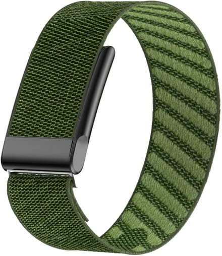 Strap-it Gebreid bandje Nylon geschikt voor WHOOP 5.0 - Donkergroen