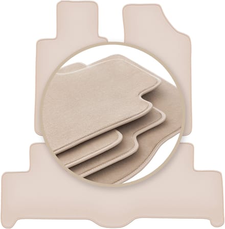 PREMIUM beige vloermatten voor: Hummer H3 SUV 2005-2010