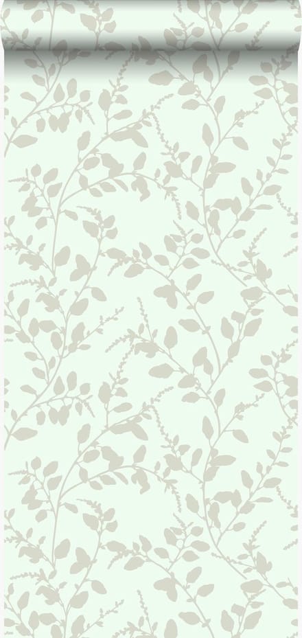 Origin Wallcoverings behang bladeren zeegroen - 53 cm x 10.05 m - 345932