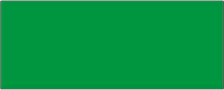 Blanco magneetsticker - groen 100 x 40 mm