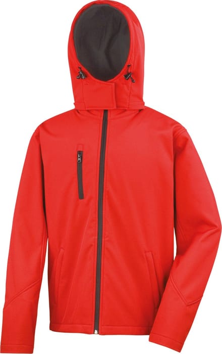 Result Men´s TX Performance Hooded Soft Jacket RT230M - Red/Black - S