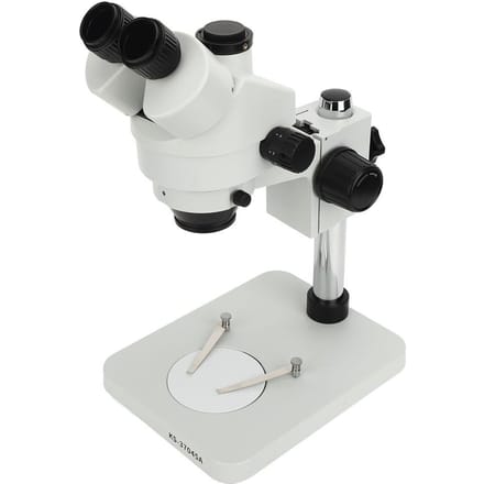 Trinoculair Stereoscopisch Elektronenmicroscoop Verstelbare Vergroting Laboratorium Observatiegereedschap