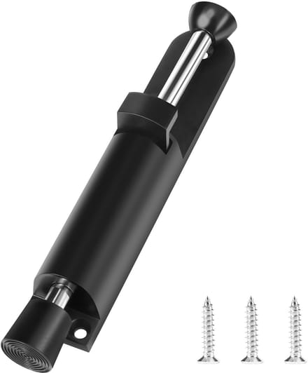 Dailygoods- Deurstopper met Voetbediening - Zinklegering - Antislip Rubber Basis