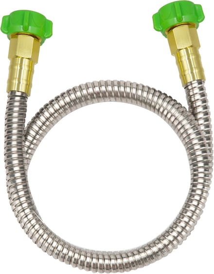 Stainless Steel Korte Tuinslang met Metaal Connector - Flexibele en Lichtgewicht Waterdouche