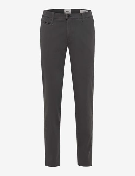 Brax Heren Chino  Style FABIO IN GREY, donkergrijs, maat 40/36