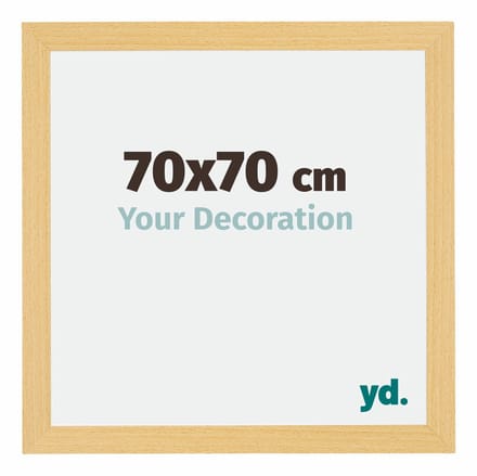 Your Decoration - Fotolijst 70x70 cm - MDF - Beuken Decor - Mura