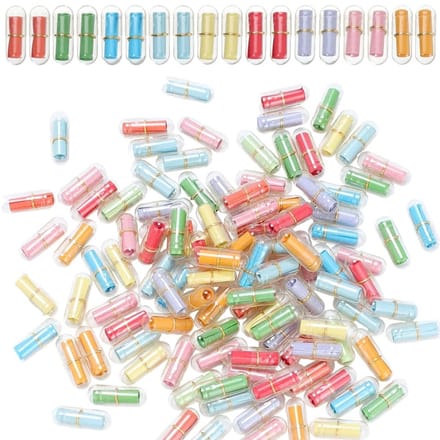 Dailygoods - 200 Stuks Mini Bericht Flessen voor Creatieve Wensen en DIY Projecten