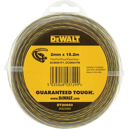 DeWALT grastrimmerdraad DT20650-QZ 2mm x 15.2m