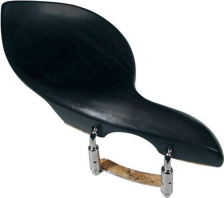 Teller CR-220E violin chinrest 'Guarneri'-model, ebony, made in Germany