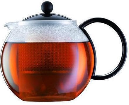 Bodum Assam Theepot Met Plastic Filter - 8 Kops - 1.0 L - Zwart