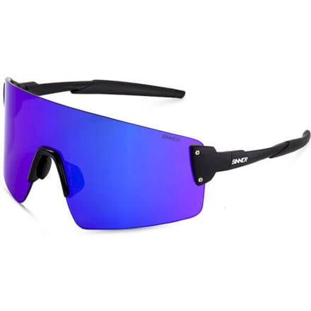 SINNER Snap - Zonnebril - Zwart - Blauwe lens - Unisex - One size