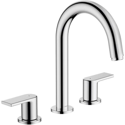 Hansgrohe Vernis Shape 3-hole basin mixer with waste 71563000