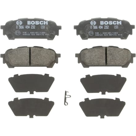 Remblokset BOSCH 0 986 494 232, achter