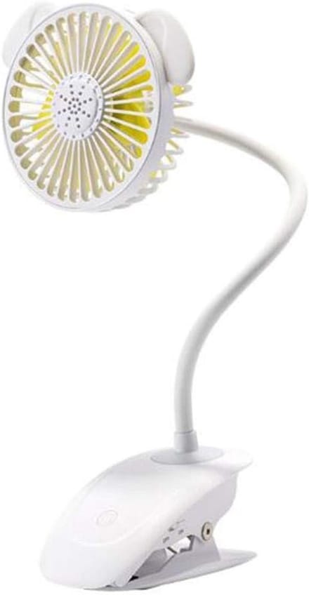 VHV - Tailleventilator - draagbare tailleventilator - USB oplaadbaar, stil, met klem - voor buitenwerk, wandelen, tuinieren