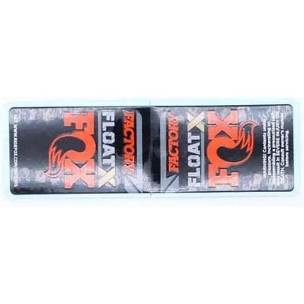 Harsstickers Fox Factory F-S, Float X 2022 37.5-45mm