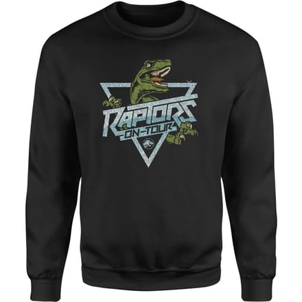 Jurassic Park Raptors On Tour Stroke Sweatshirt - Zwart - L