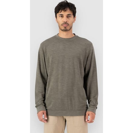 Mons Royale Horizon Merino Crew Sweater groen