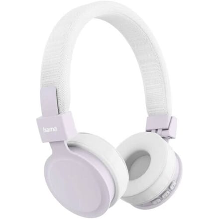Hama Freedom Lit III On Ear koptelefoon Bluetooth Lila, Wit Headset