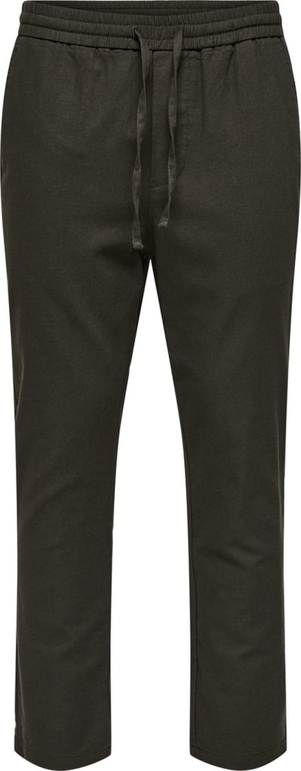 ONLY & SONS Joggingbroek ONSLINUS Tapered fit Linnen Joggingbroek