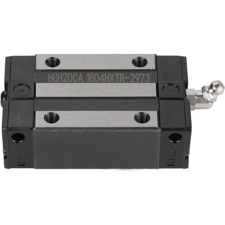 2 stuks Railblok 20mm Wagen Schuif voor Railgeleiding CNC gray